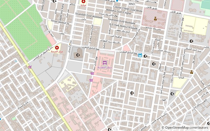 Marocaine market location map
