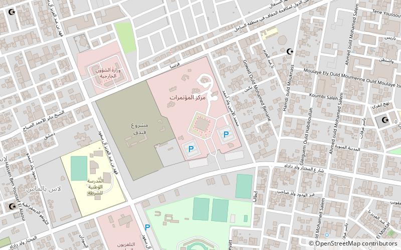 nouakchott convention center location map