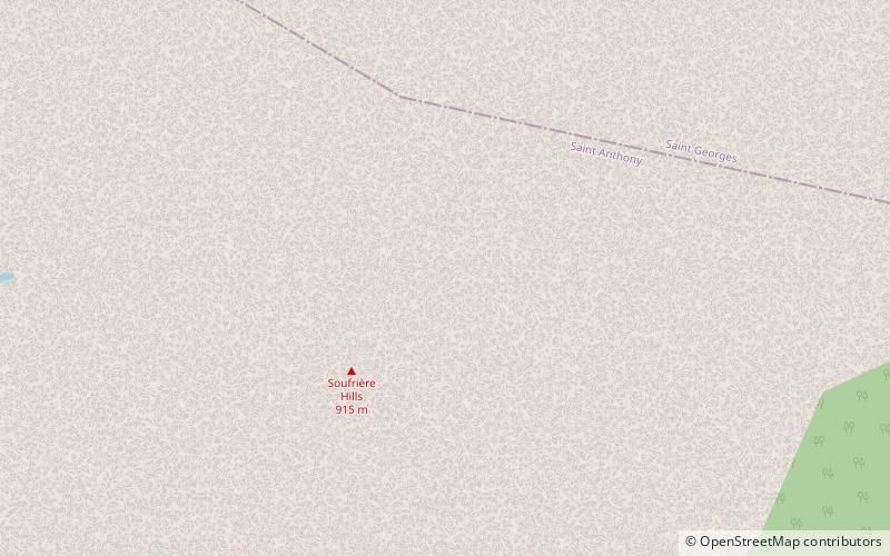 chances peak soufriere hills volcano hazard zone location map