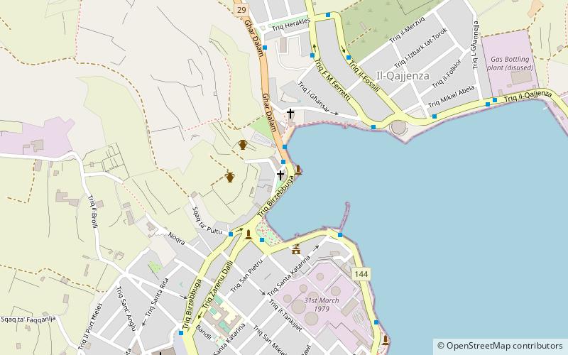 Saint George Redoubt location map