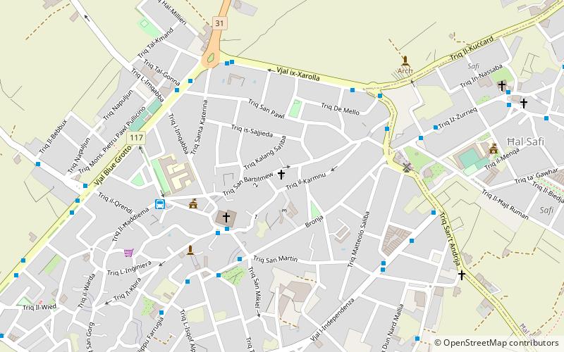 St Bartholomew's Chapel location map