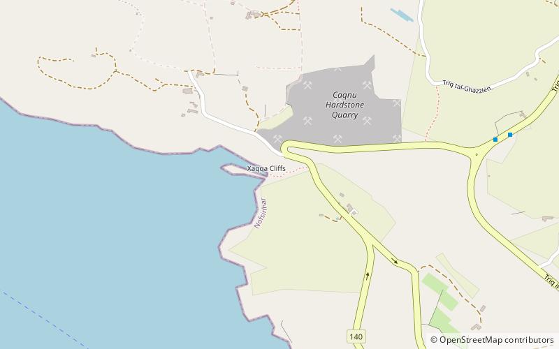 xaqqa cliffs siggiewi location map