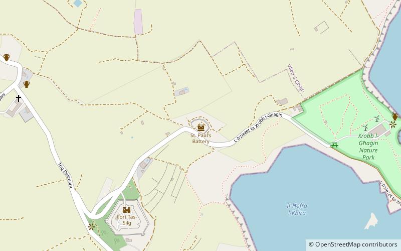 Bateria św. Pawła location map