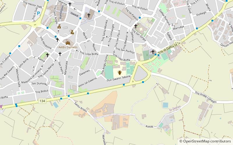 Rzymska willa location map