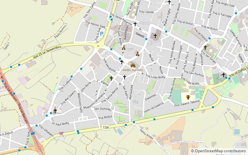 Tal-Ħlas Chapel location map