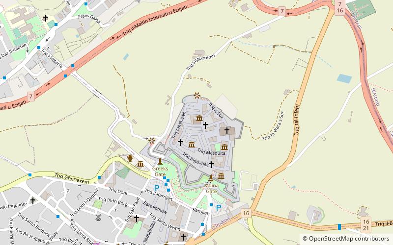 Prieuré et église carmélites de Mdina location map