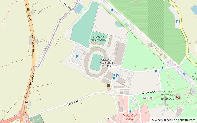 Ta’ Qali Stadium location map