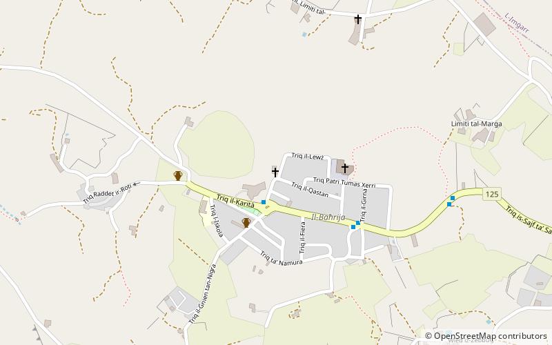 St Martin's Chapel location map