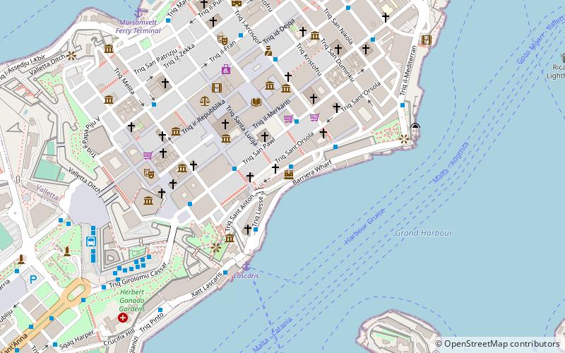 Church of St Lucy location map