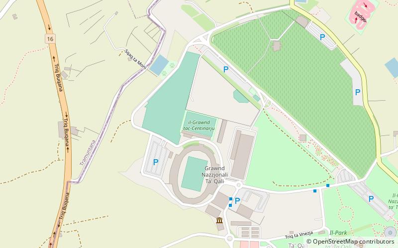 Centenary Stadium location map
