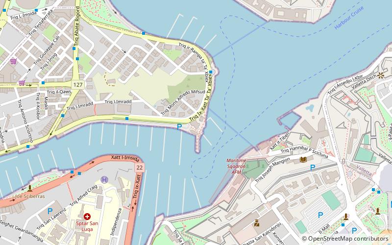 royal malta yacht club sliema location map