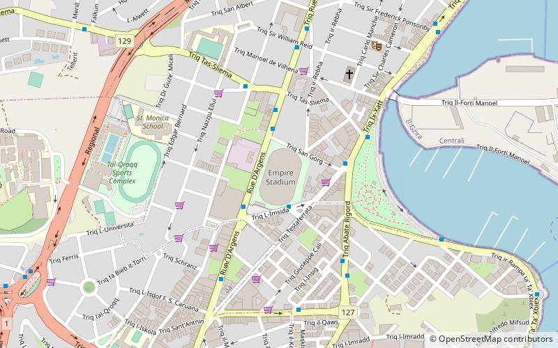 Empire Stadium location map