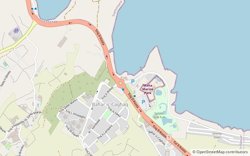 Reduta Baħar iċ-Ċagħaq location map