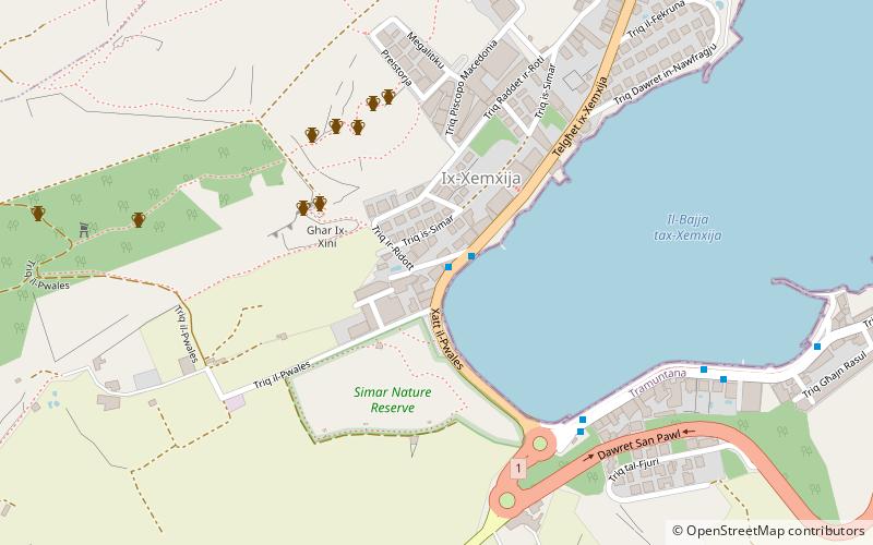 Bateria Arrias location map