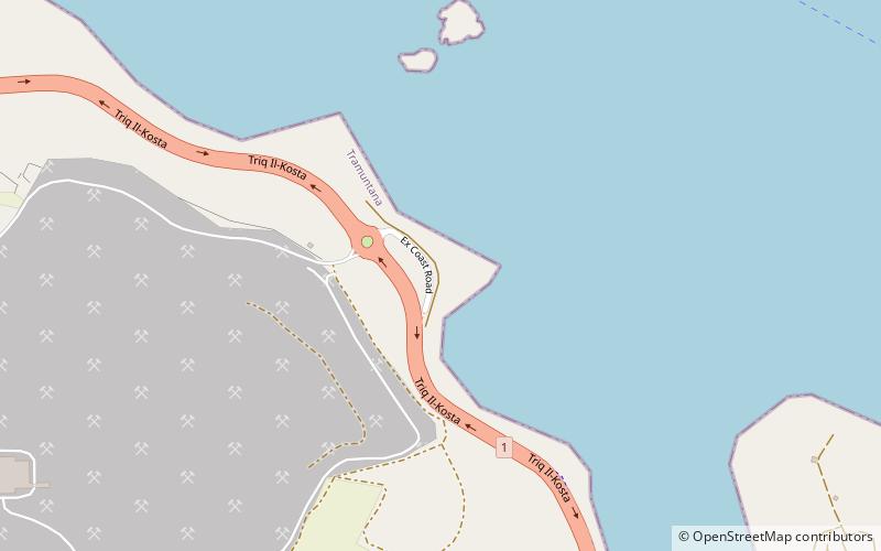 Għallis Battery location map