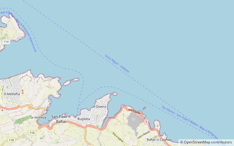 Kristu tal-Baħħara location map