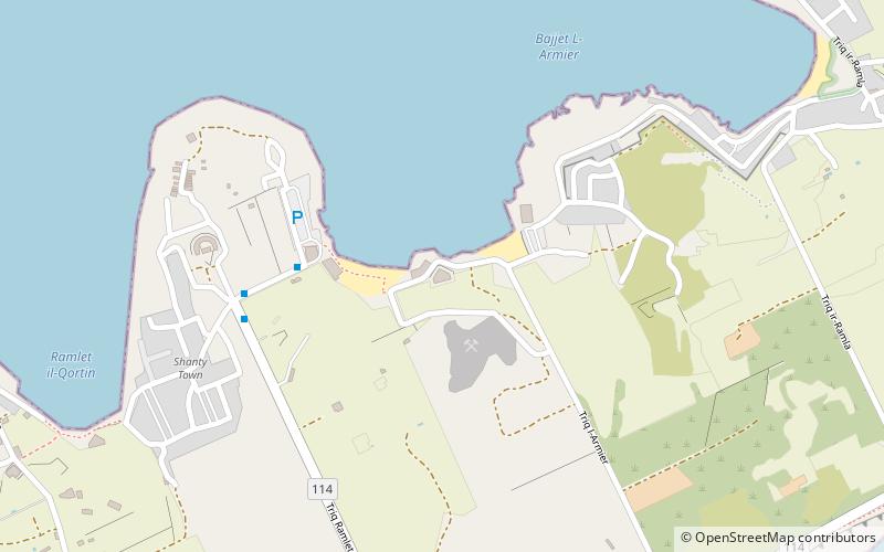 Reduta Crivelli location map