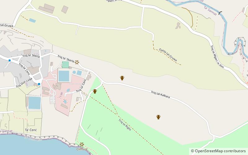 Ta’ Ċenċ Dolmen location map