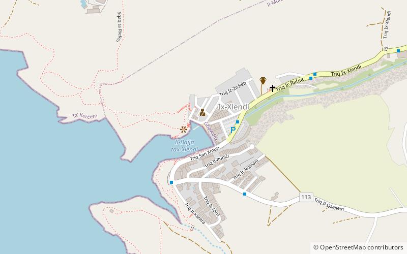 Xlendi location map