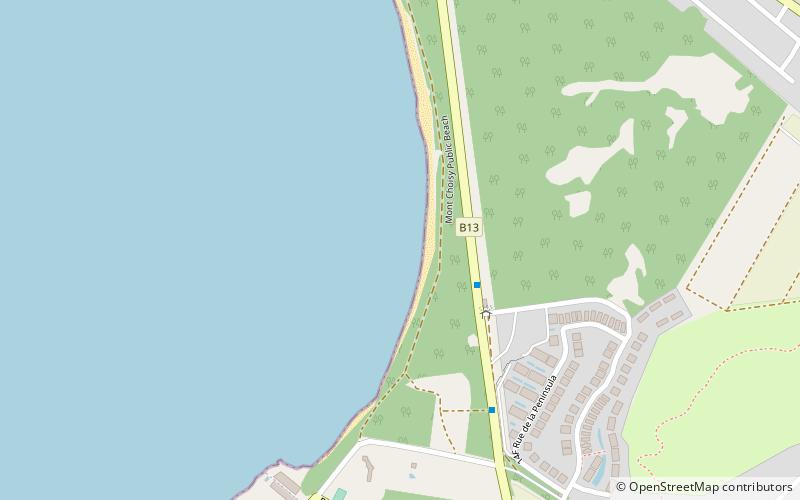Mont Choisy Beach location map