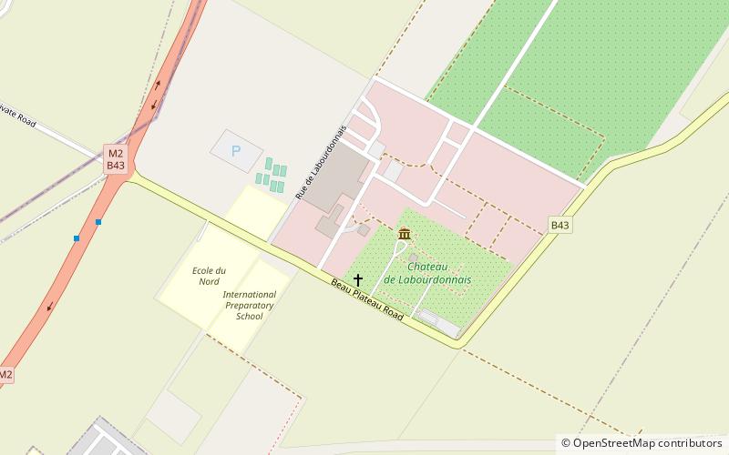 Chateau de Labourdonnais location map