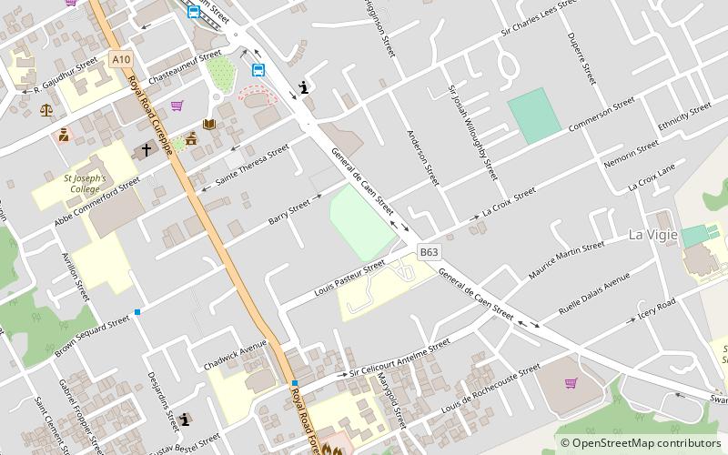 Estadio George V location map