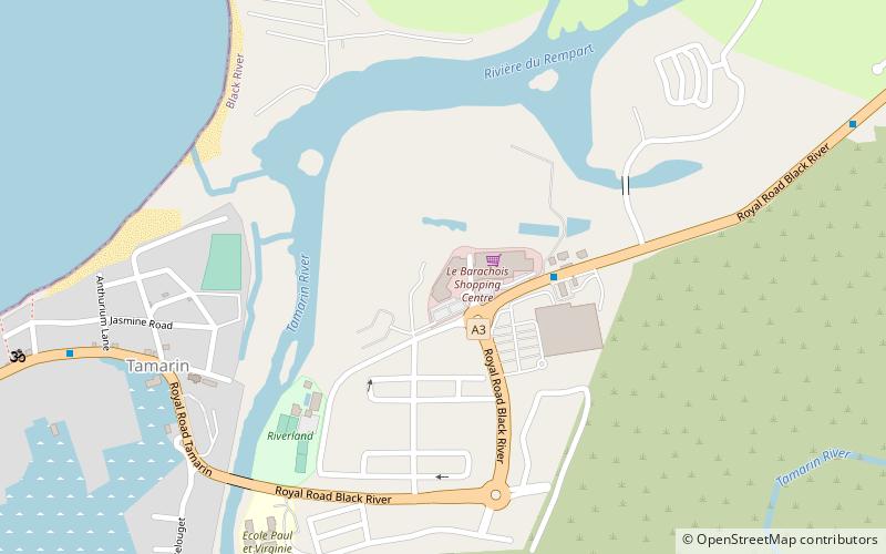 le barachois tamarin location map