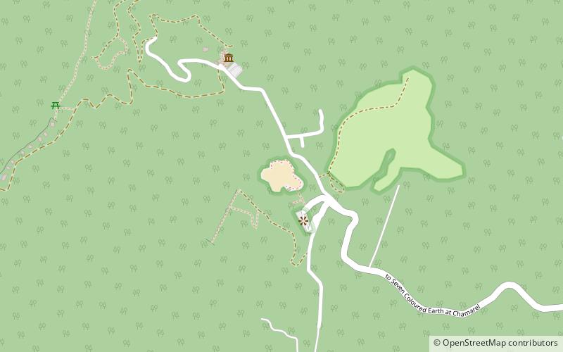 Chamarel location map