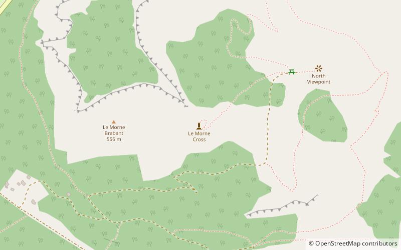 Le Morne Cross location map