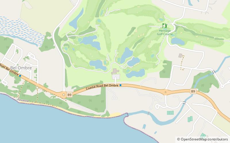 heritage golf club bel ombre location map