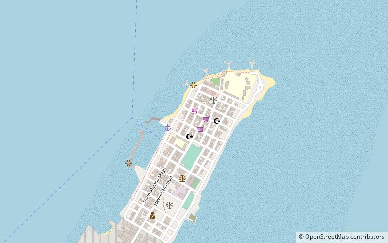 Maafushi location map