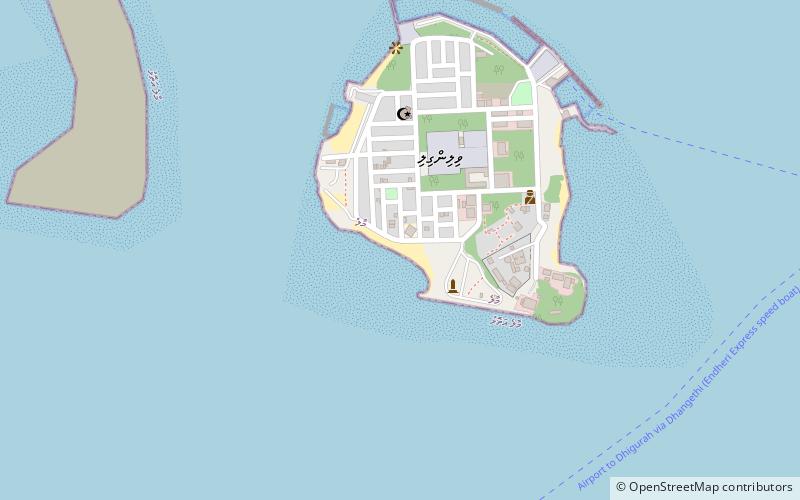 Southwest Beach location map