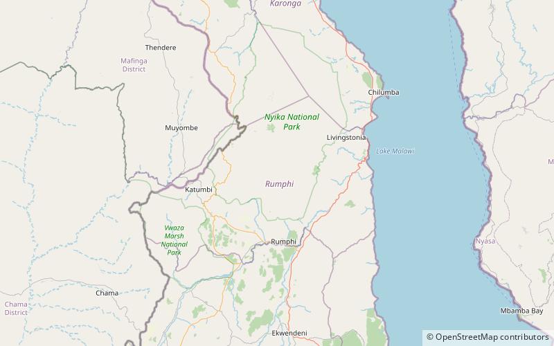 Rumphi District location map