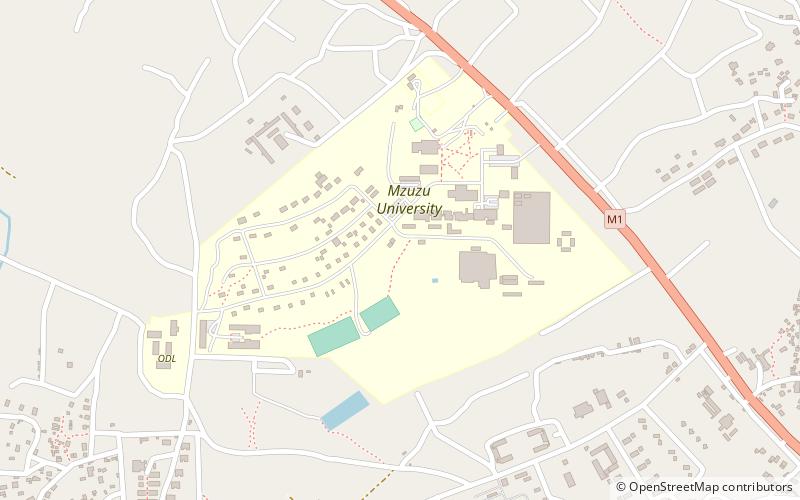 uniwersytet mzuzu location map