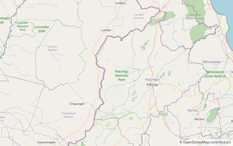 Kasungu National Park location map