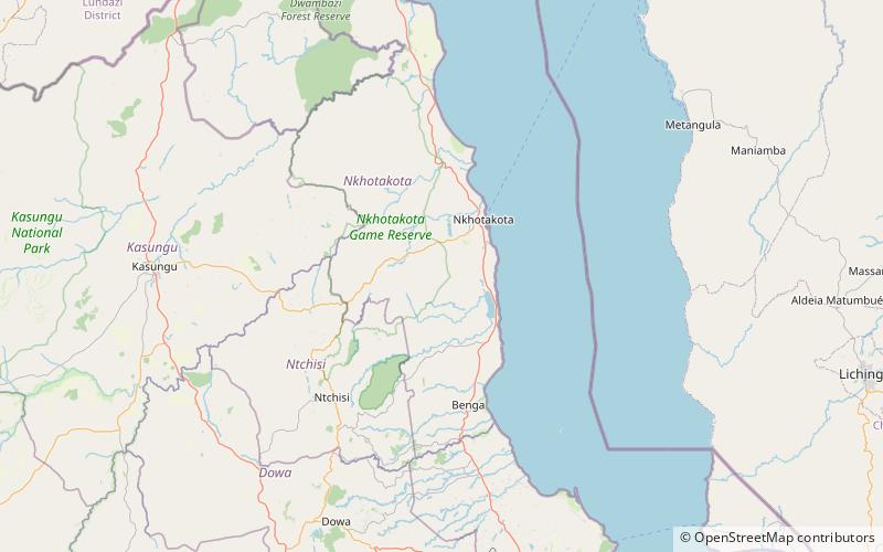 Montañas Viphya location map