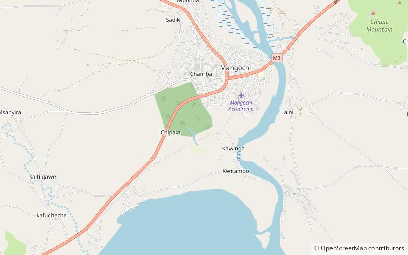 Mangochi District location map