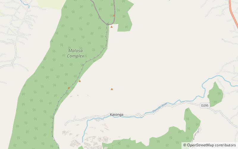 Zomba Plateau location map