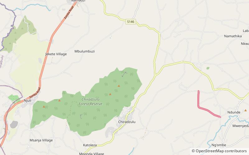 Chiradzulu Mountain location map