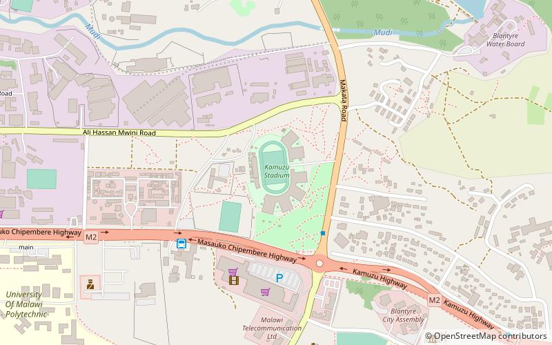 Kamuzu Stadium location map