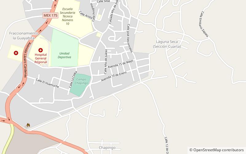 pochutla district san pedro pochutla location map