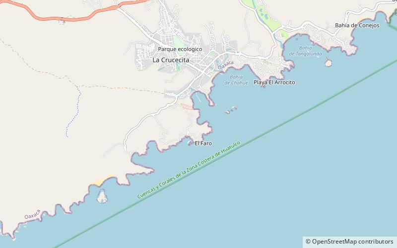 Playa La Entrega location map