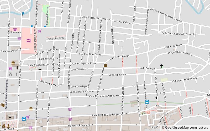 Casa Na Bolom location map