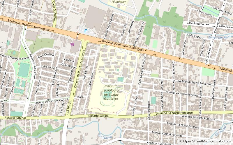 Instituto Tecnológico de Tuxtla Gutiérrez location map