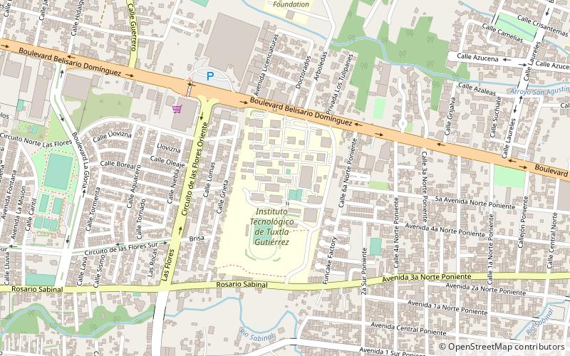 Tuxtla Gutierrez Institute of Technology location map