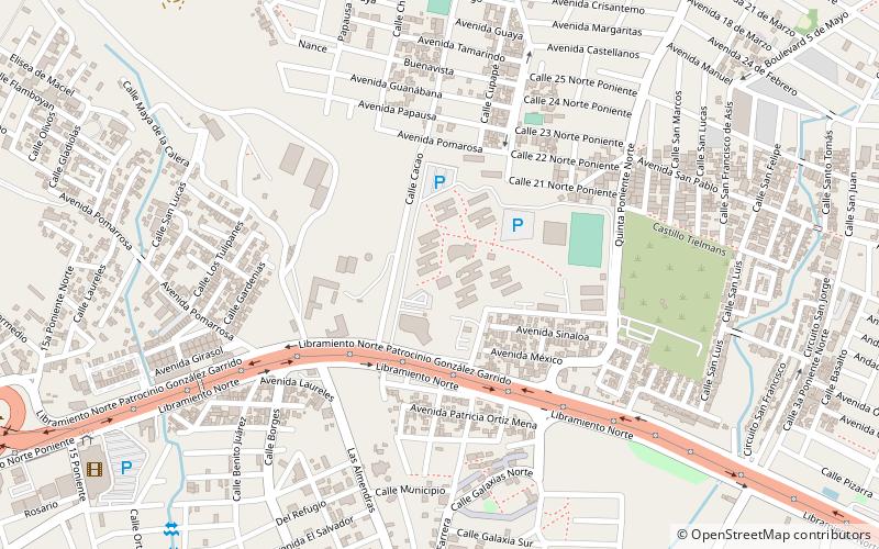 universidad de ciencias y artes de chiapas tuxtla gutierrez location map