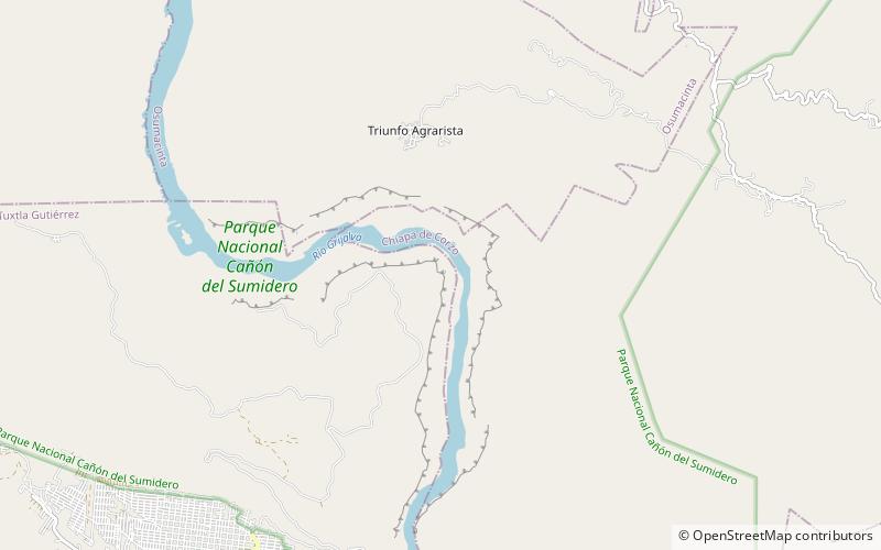 Nationalpark Cañón del Sumidero location map