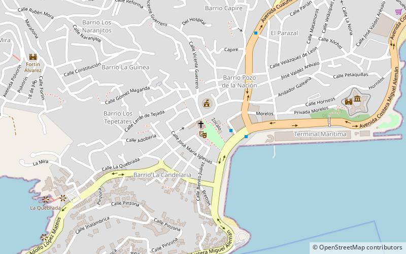 Catedral de Acapulco location map