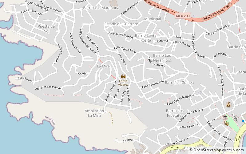 Fortín Álvarez location map