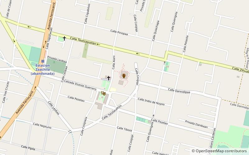 Zaachila location map